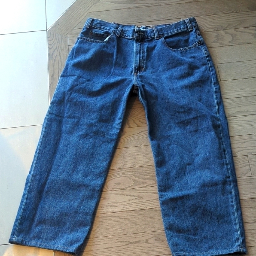 Old Navy Blue Relaxed Jeans with Classic Style - Size 38 X 30 Great Condition - Picture 2 of 5